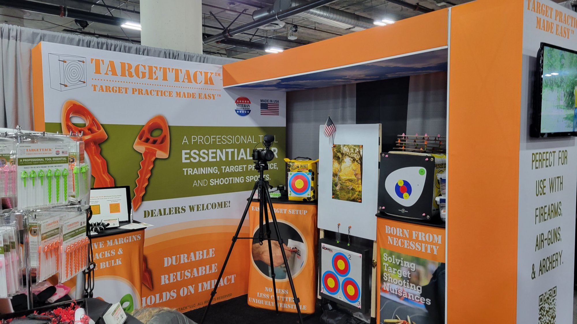 Targettack trade show booth