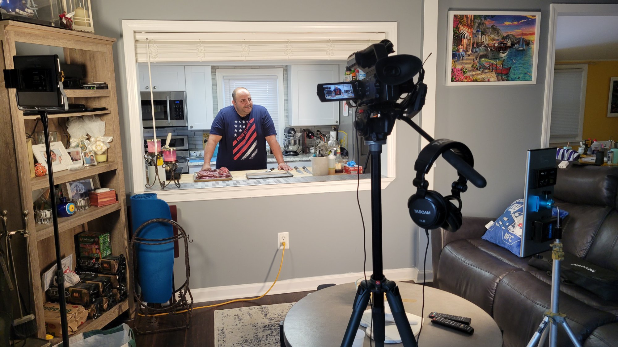Cooking demo setup