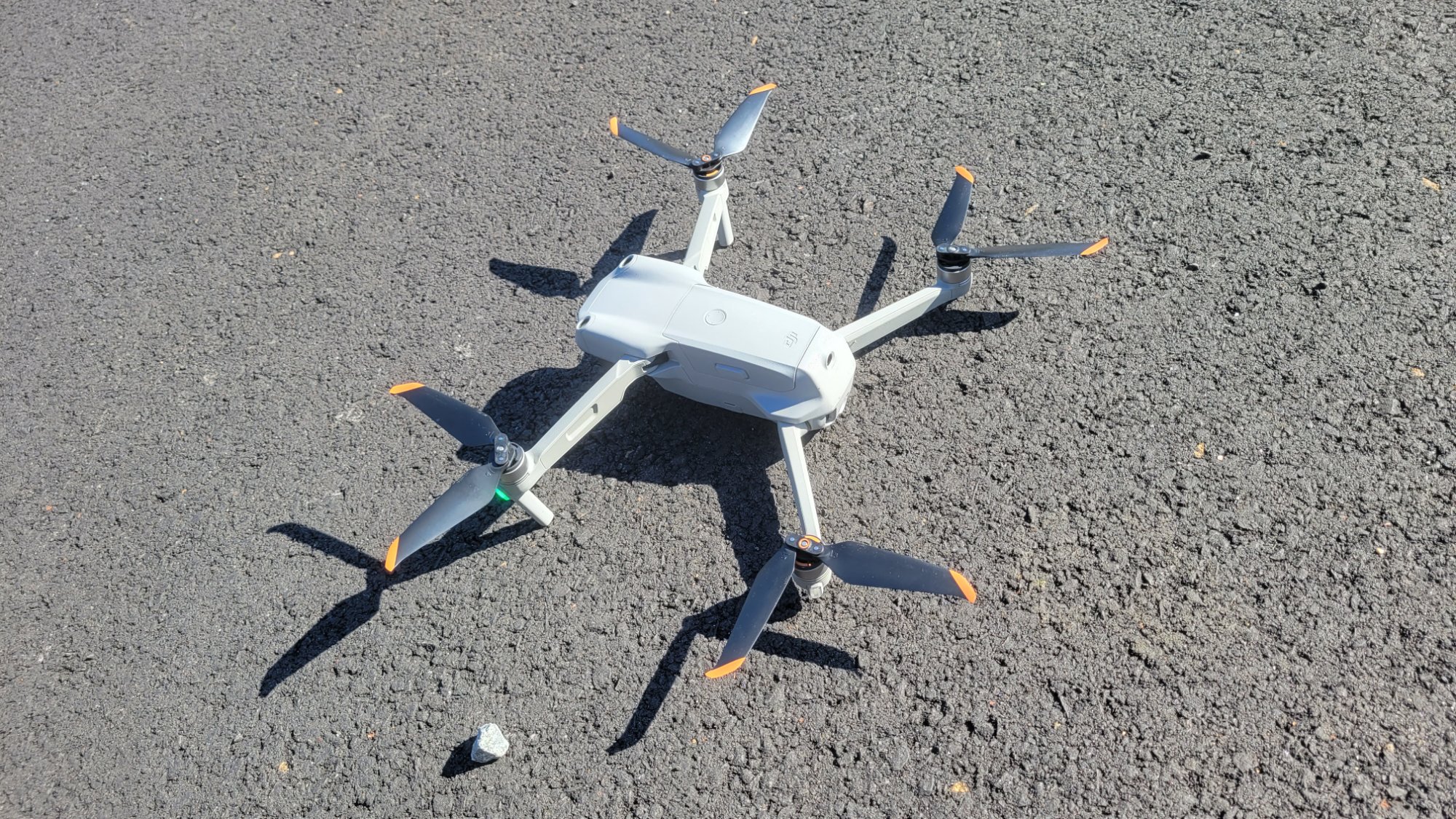 DJI drone flat lay