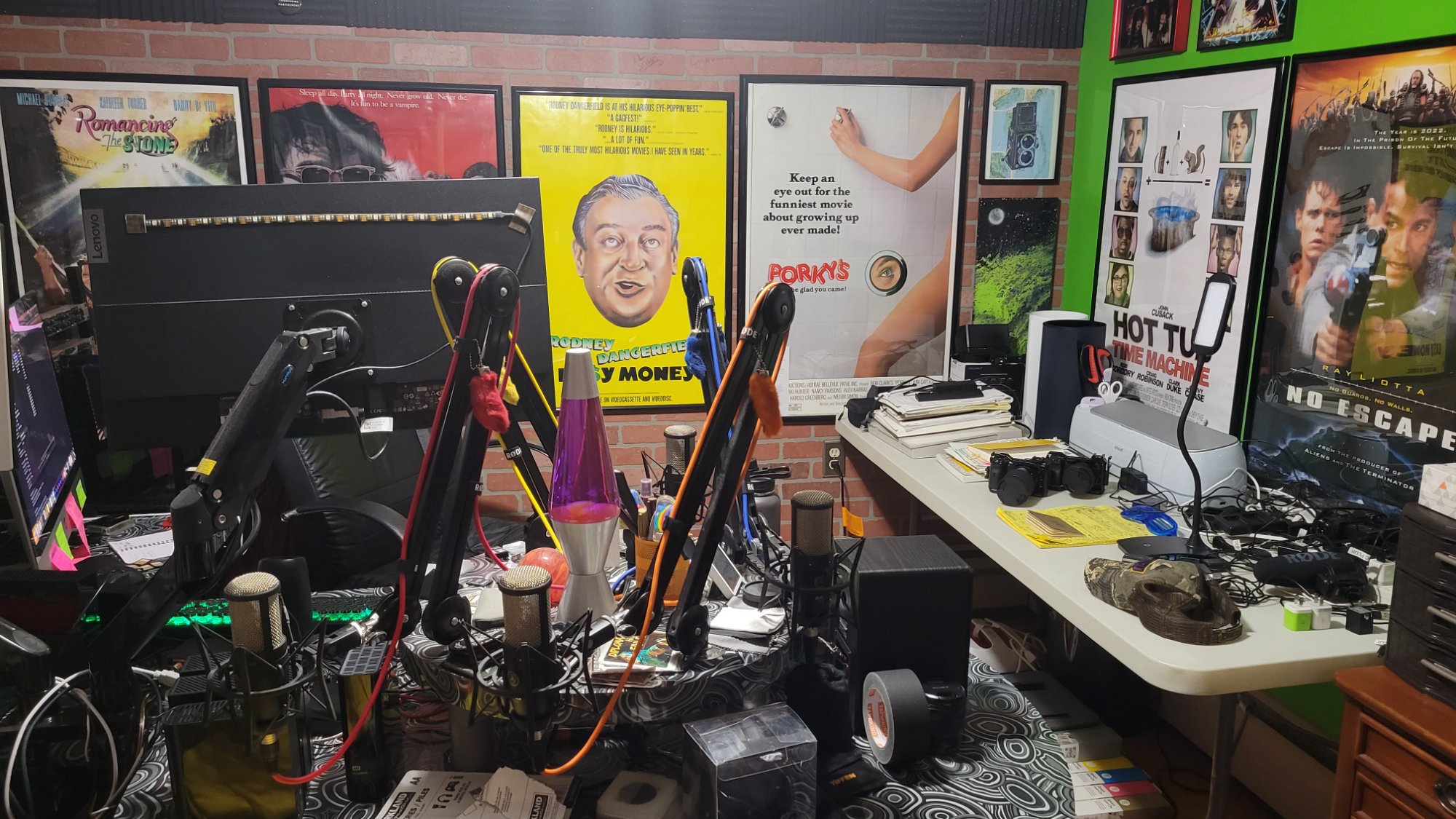 Podcast recording studio